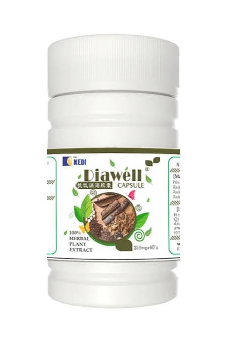 Diawell capsules by KEDI, 100% herbal plant extract for blood sugar balance